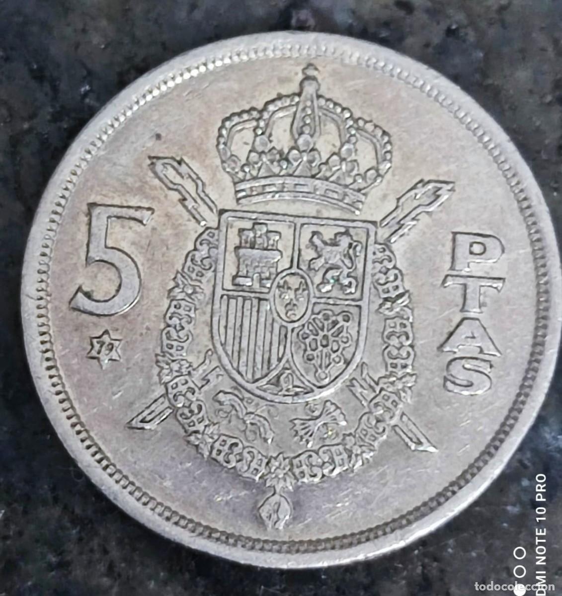 Monedas Juan Carlos I: MONEDA 5 PTS. REY 1.982 - Foto 3
