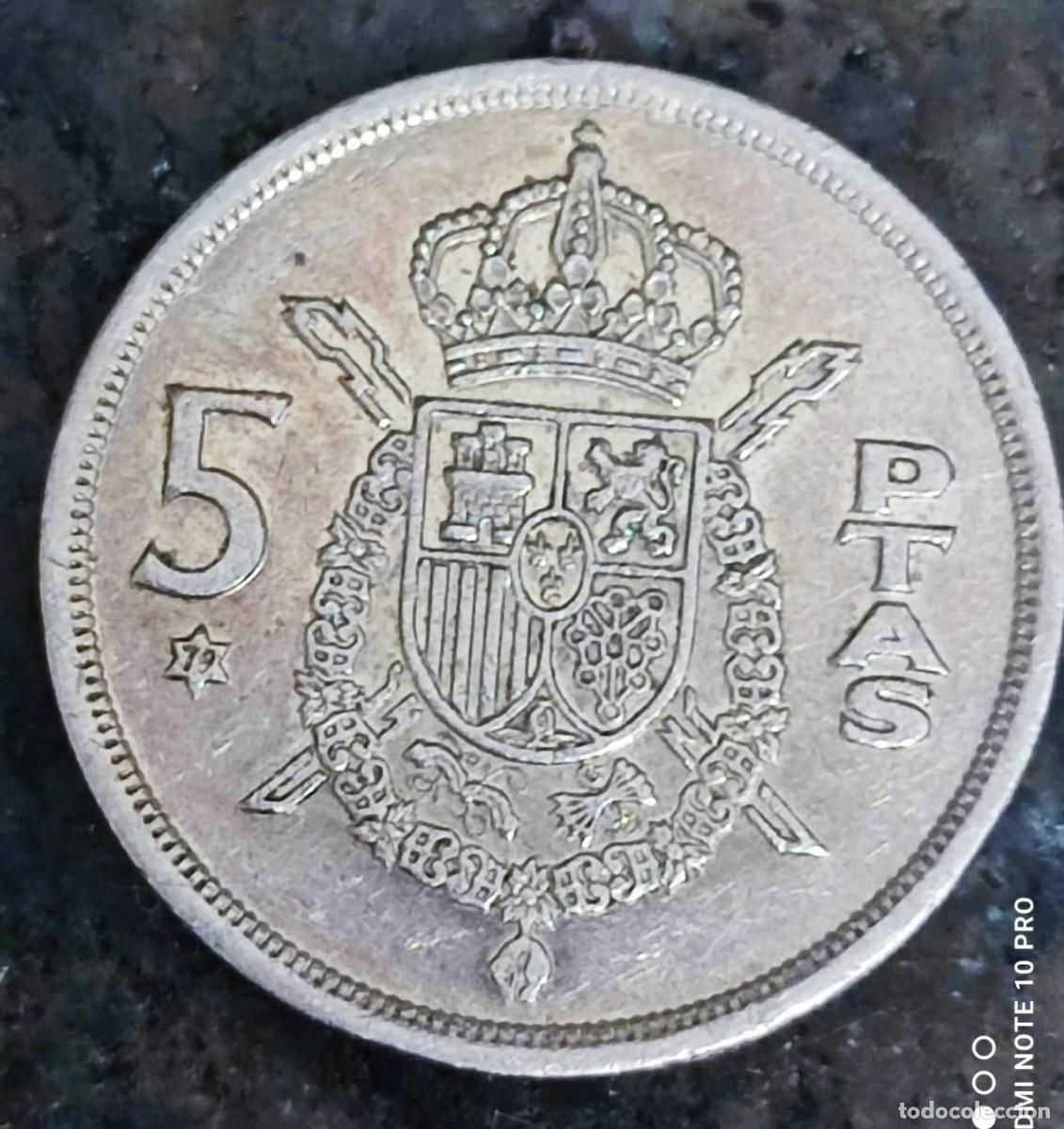 Monedas Juan Carlos I: MONEDA 5 PTS. REY 1.982 - Foto 4