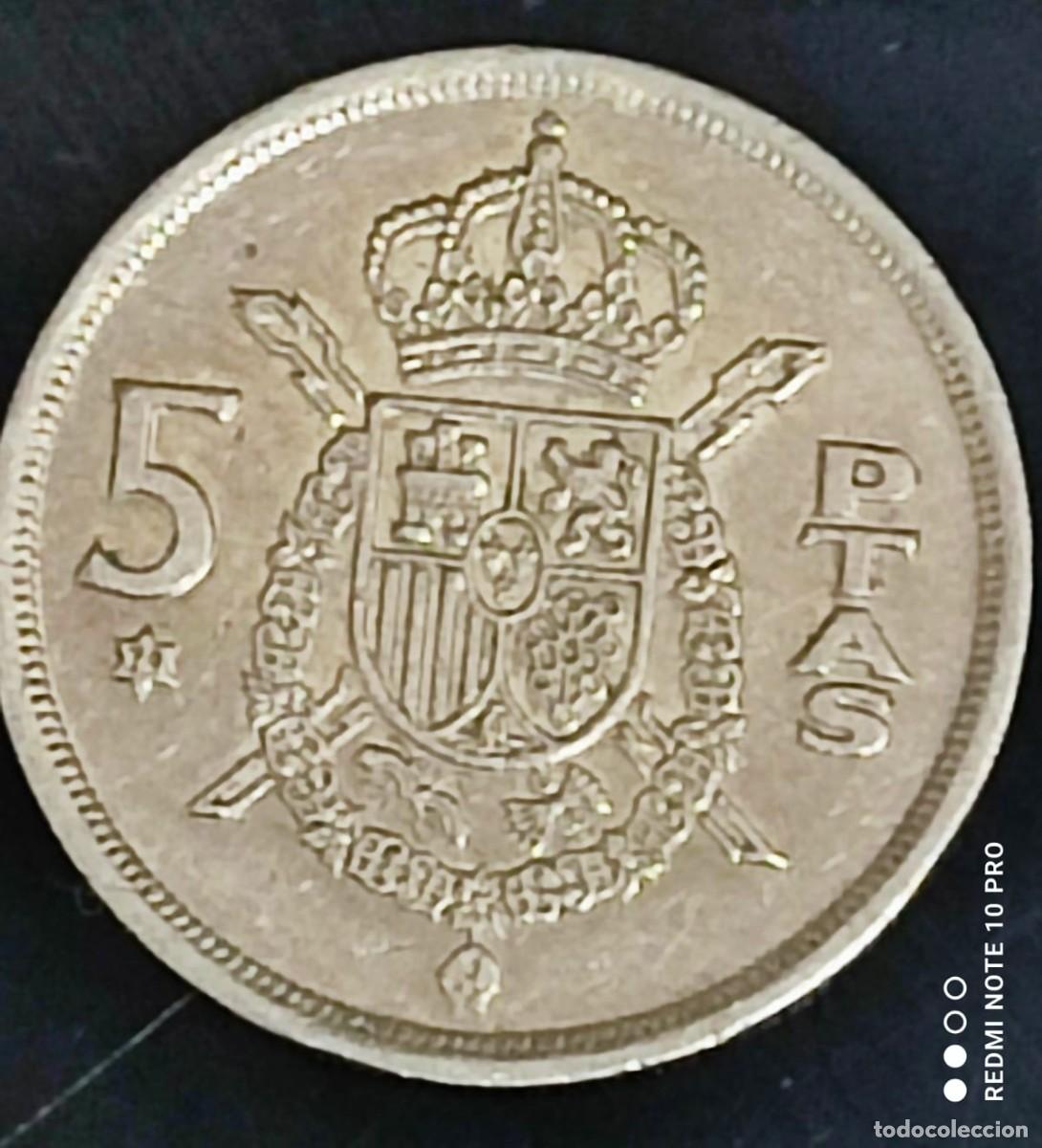 Monedas Juan Carlos I: MONEDA 5 PTS. REY 1.982 - Foto 10