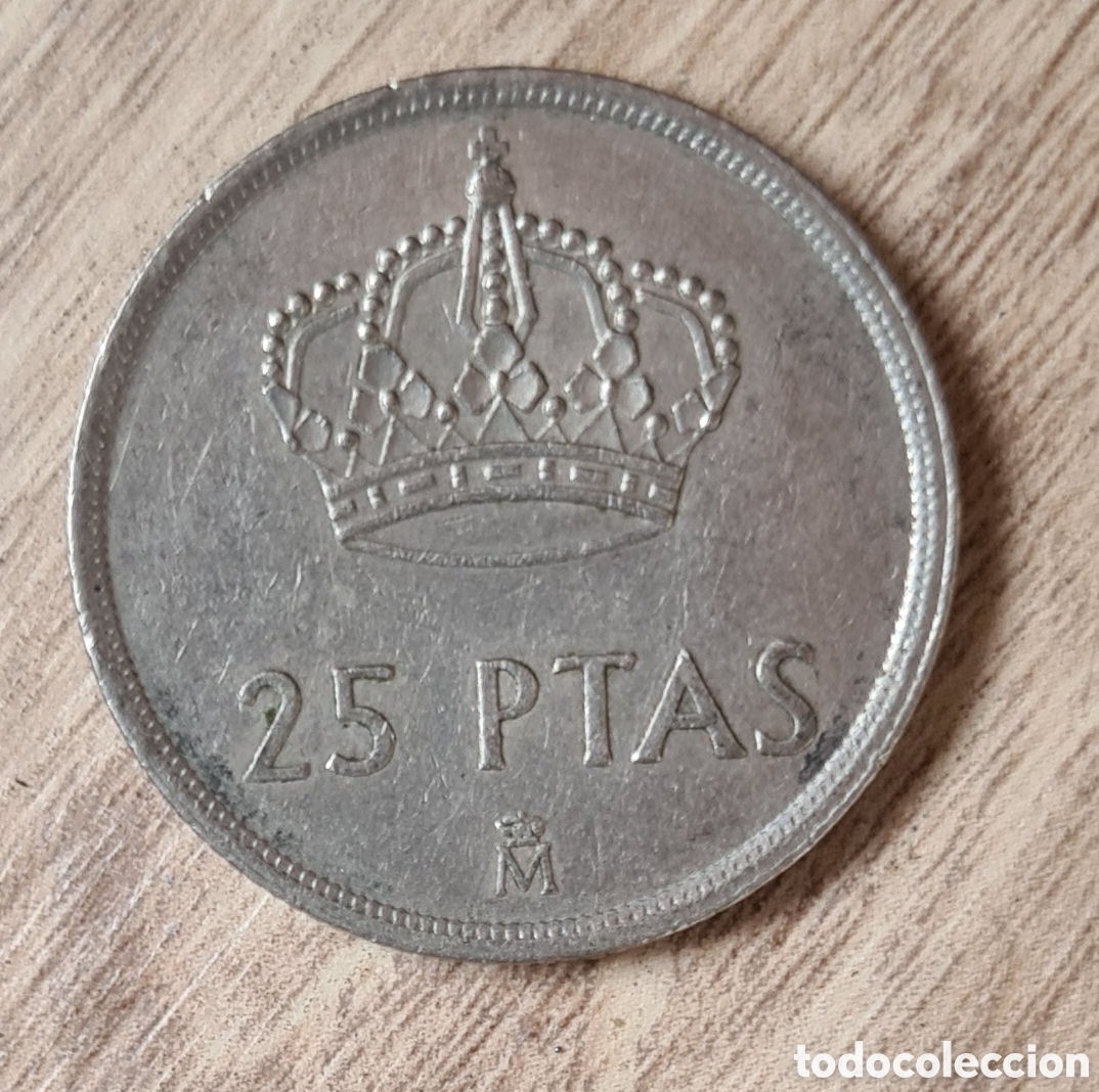 Monedas Juan Carlos I: Moneda de 25 pesetas - Foto 2