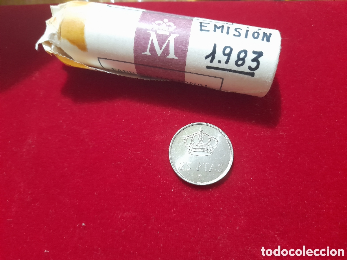 Monedas Juan Carlos I: Moneda 25 pesetas 1983 UNC - Foto 1