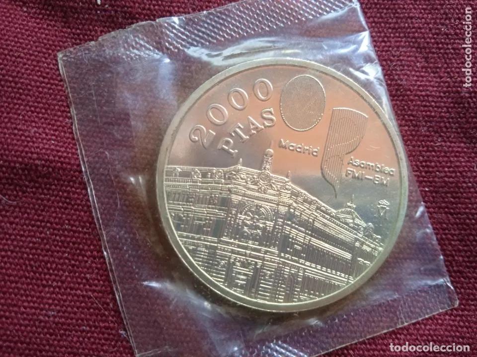 Monedas Juan Carlos I: 2000 PESETAS DE PLATA DE 1994 PRECINTADA