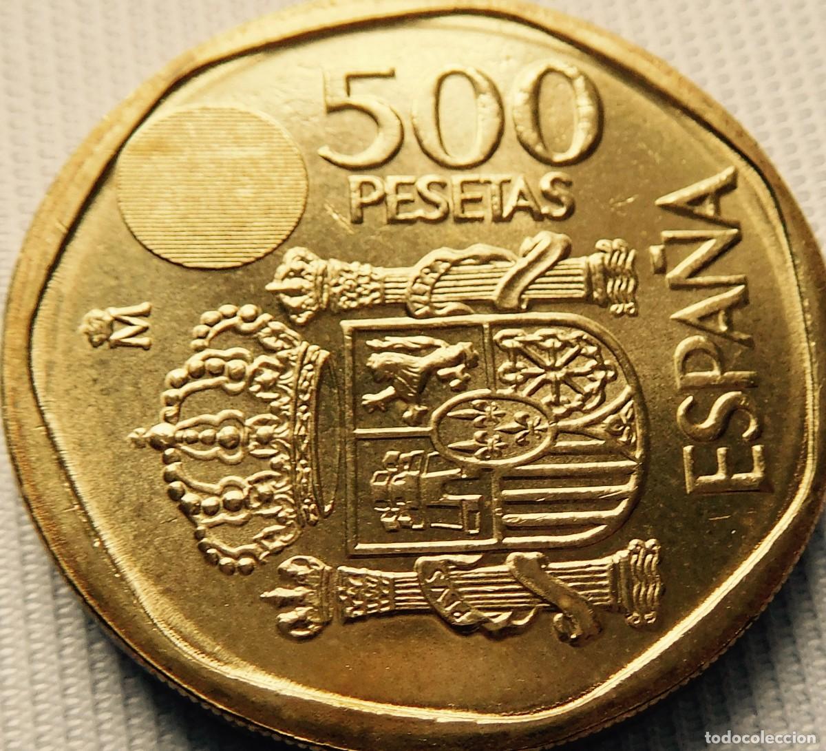 Monedas Juan Carlos I: Moneda de 500 Ptas, de 2001, sin circular - Foto 2