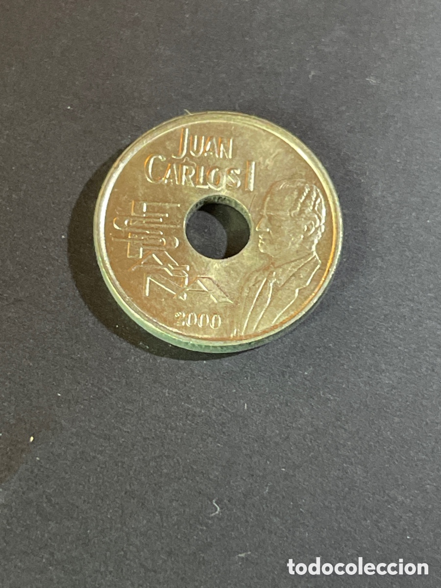 Monedas Juan Carlos I: 25 pts a&ntilde;o 2000 corona - Foto 1