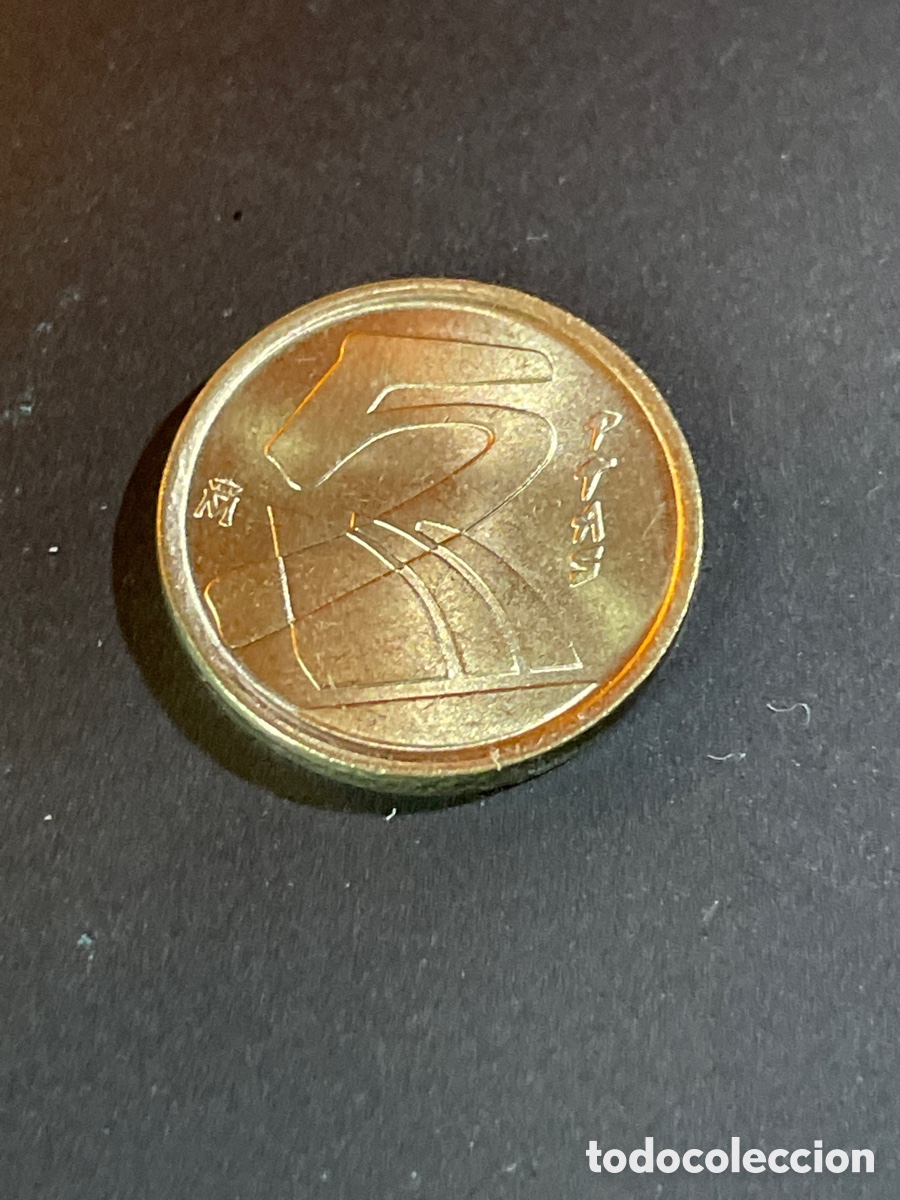 Monedas Juan Carlos I: Moneda 5 pts a&ntilde;o 2000 - Foto 1