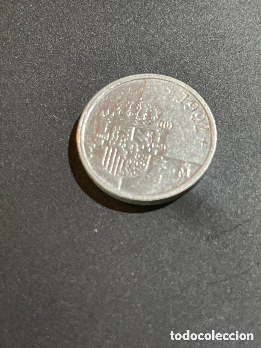 Monedas Juan Carlos I: Moneda 1 pts a&ntilde;o 1992 - Foto 2