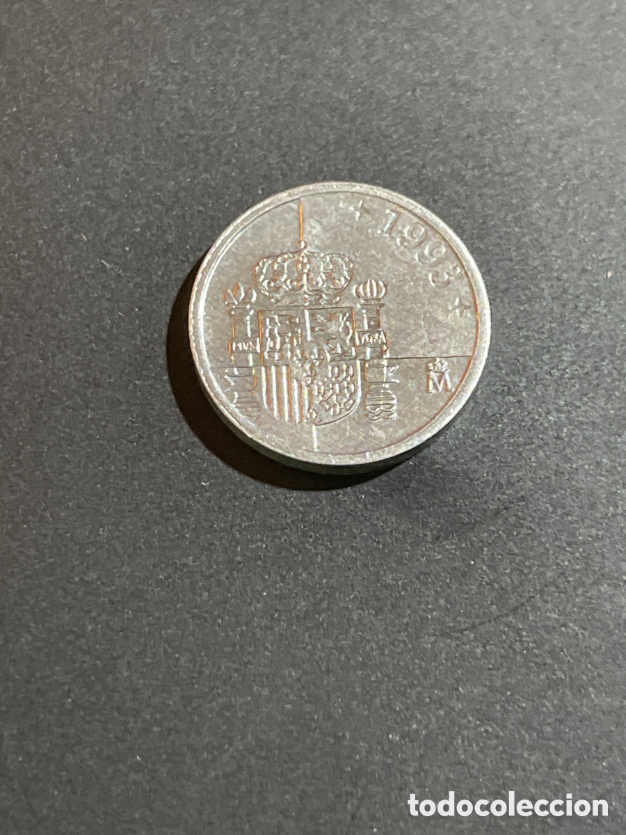 Monedas Juan Carlos I: Moneda 1 pts a&ntilde;o 1993 - Foto 2
