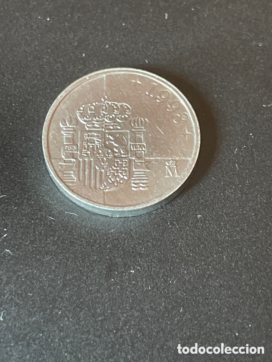 Monedas Juan Carlos I: Moneda 1 pts a&ntilde;o 1998 - Foto 2