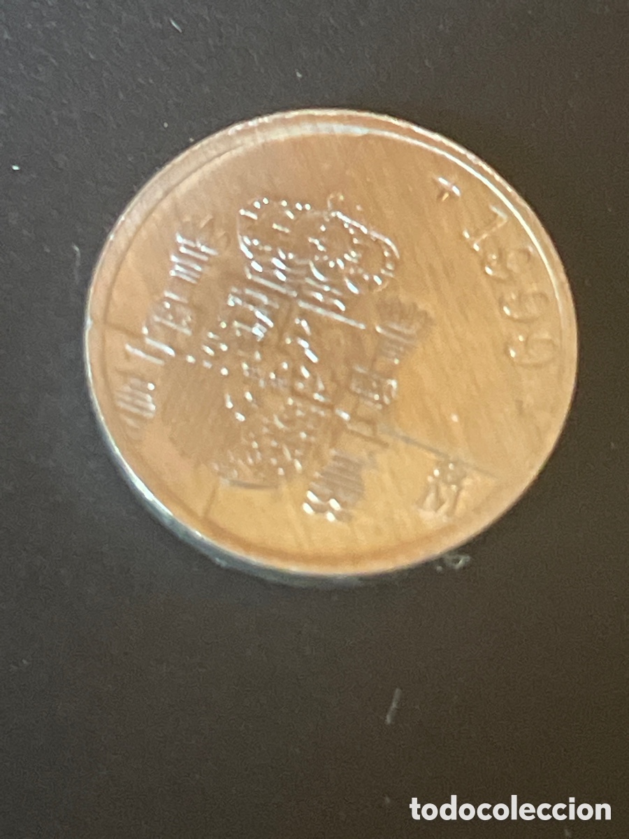 Monedas Juan Carlos I: Moneda 1 pts a&ntilde;o 1999 - Foto 1