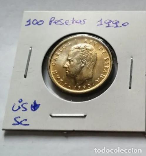 M&uuml;nzen unter Juan Carlos I: 100 pesetas 1990 sin circular