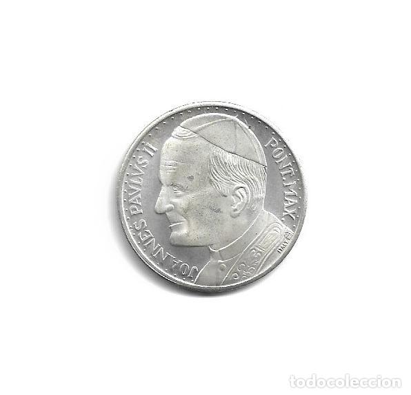 Monedas Juan Carlos I: MONEDA DEL VIAJE A ESPA&Ntilde;A DEL PAPA - Foto 1