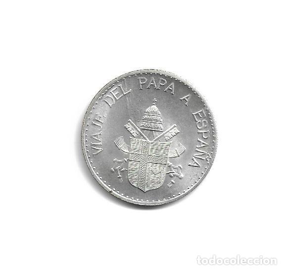Monedas Juan Carlos I: MONEDA DEL VIAJE A ESPA&Ntilde;A DEL PAPA - Foto 2