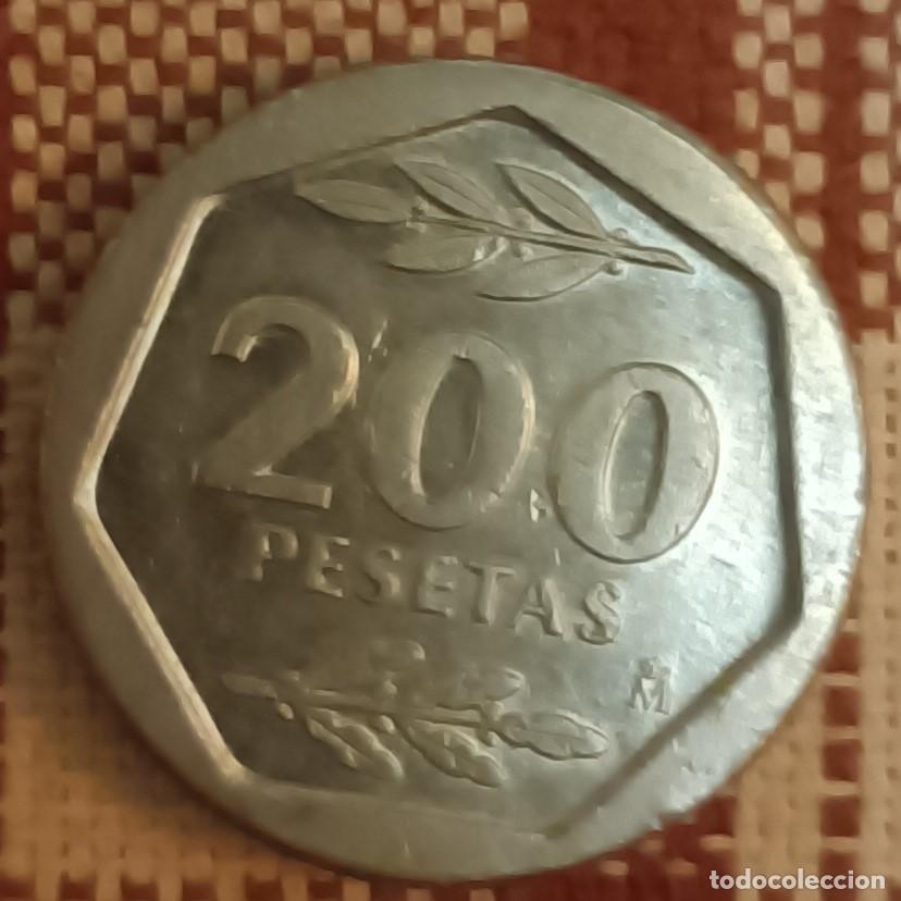 Monedas Juan Carlos I: Moneda de 200 pesetas de 1987 - Foto 2
