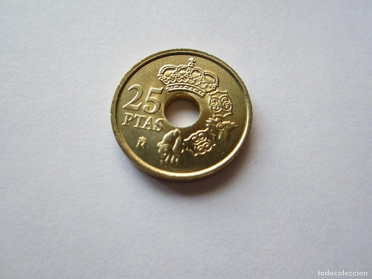 Monedas Juan Carlos I: MONEDA DE 25 PESETAS DE 2000 SC - Foto 2