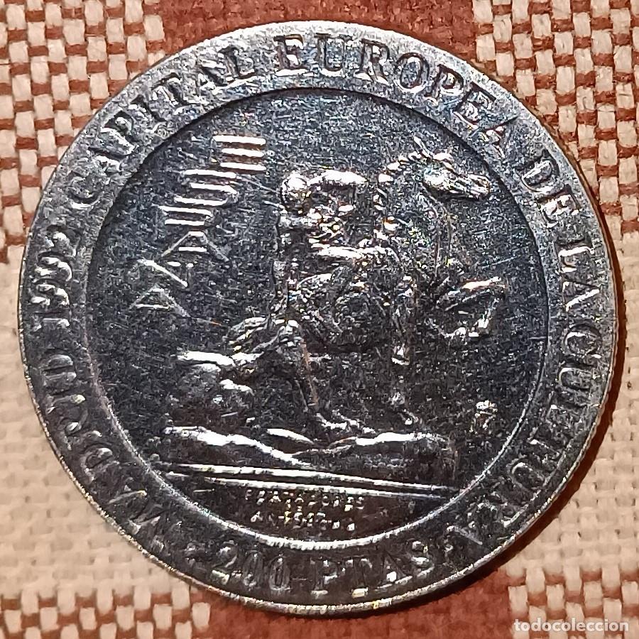 Monedas Juan Carlos I: Moneda de 200 pesetas de 1992 - Foto 2