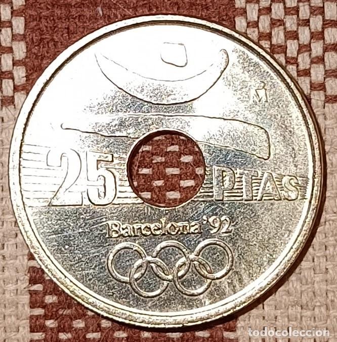 Monedas Juan Carlos I: Moneda de 25 pesetas de 1990 - Foto 1