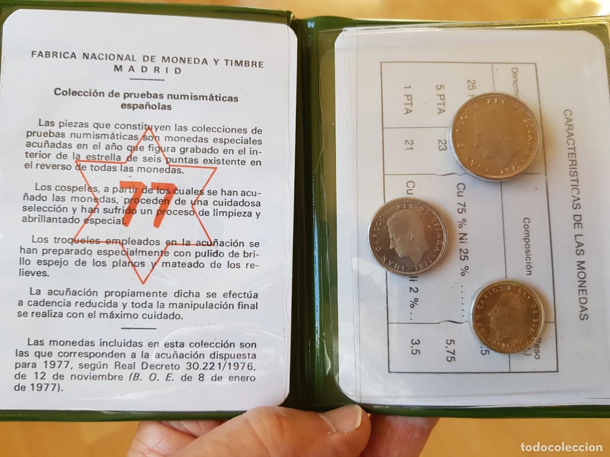 Monedas Juan Carlos I: Monedas Pruebas Numism&aacute;ticas a&ntilde;o 1977 - Foto 1