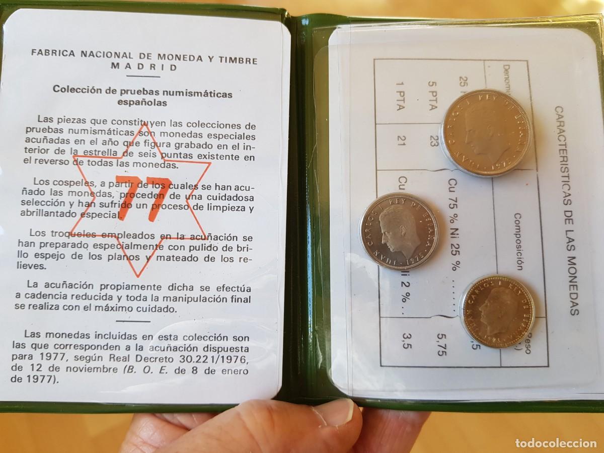 Monedas Juan Carlos I: Monedas Pruebas Numism&aacute;ticas a&ntilde;o 1977 - Foto 2