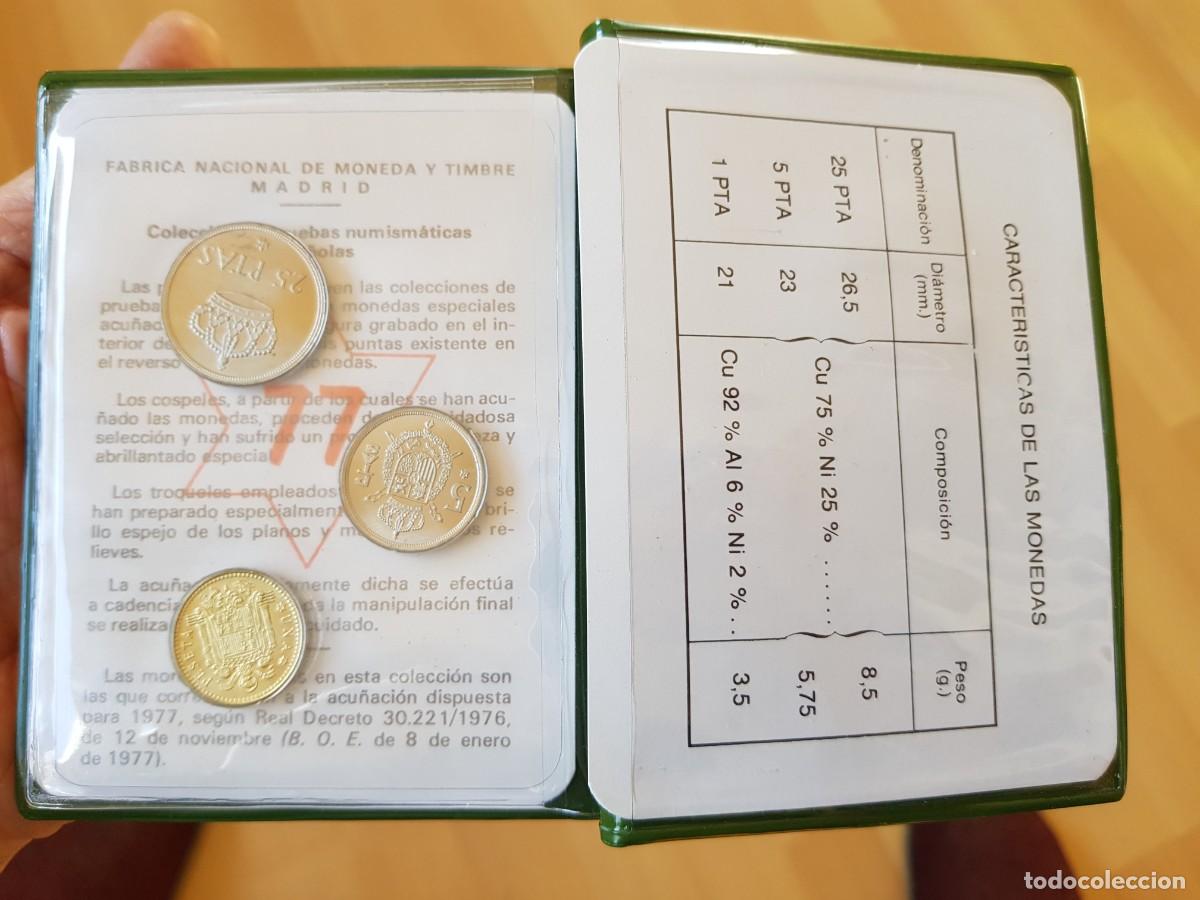 Monedas Juan Carlos I: Monedas Pruebas Numism&aacute;ticas a&ntilde;o 1977 - Foto 3