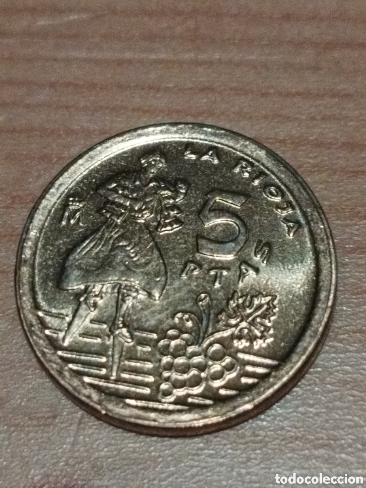 Monedas Juan Carlos I: Moneda de 5 pesetas de 1996 sin circular - Foto 2
