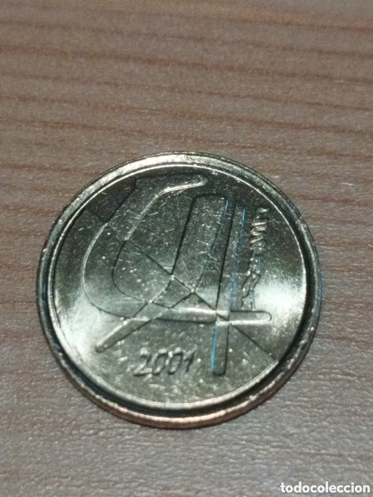 Monedas Juan Carlos I: Moneda de 5 pesetas de 2001 sin circular - Foto 2