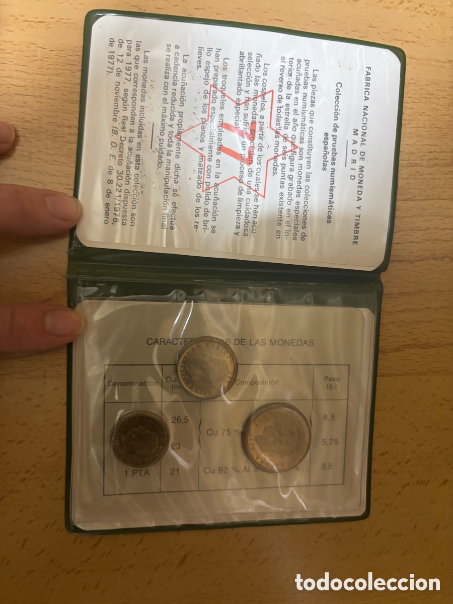 Monedas Juan Carlos I: Prueba numismatica a&ntilde;o 77 - Foto 4
