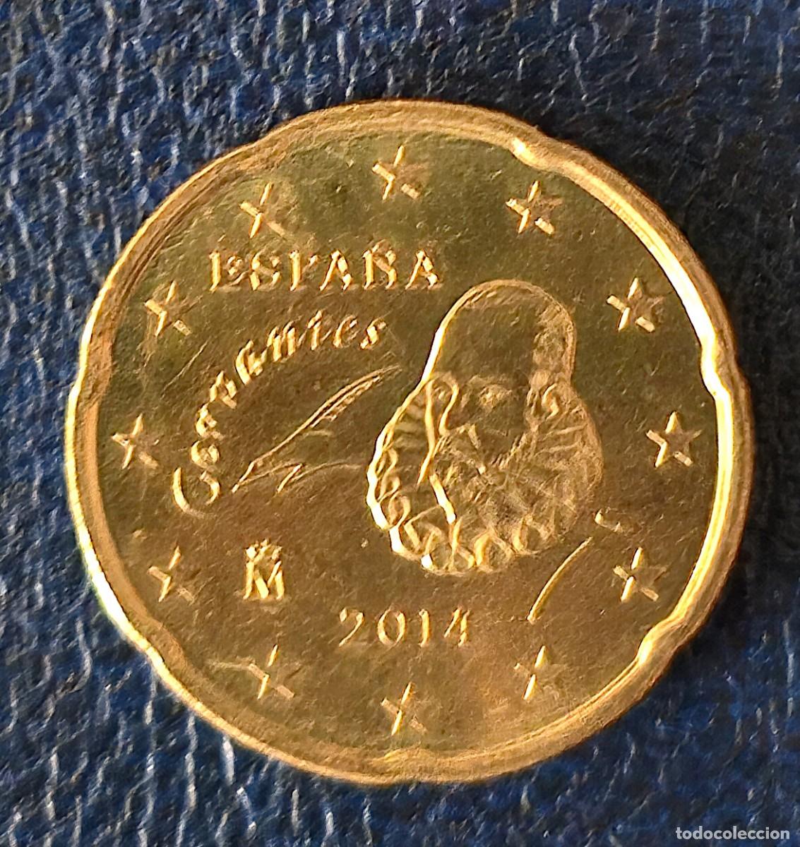 Monedas Juan Carlos I: MONEDAS ESPA&Ntilde;A 2014 - 20 CENTIMOS - Foto 1