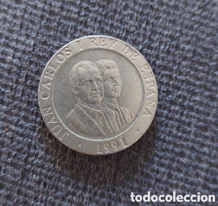 Monedas Juan Carlos I: Moneda 200 ptas 1991 - Foto 1