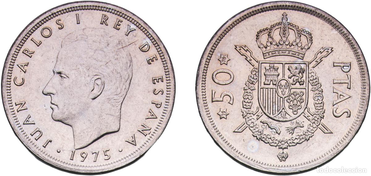 Monete Juan Carlos I: 50 Pesetas - Juan Carlos I 1975 *19-78