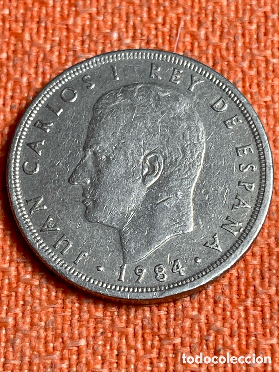 Monedas Juan Carlos I: Moneda 5 pesetas 1984 - Foto 1