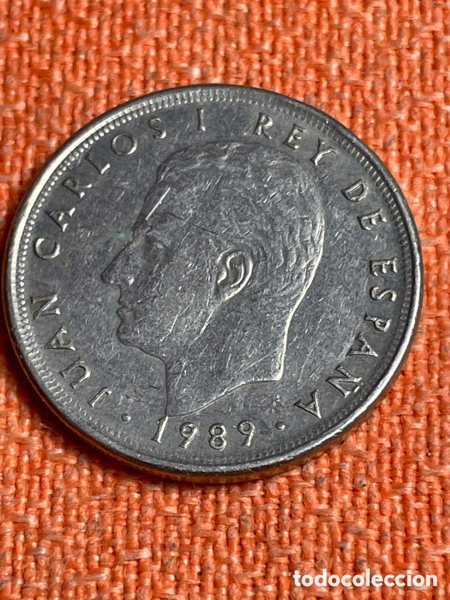 Monedas Juan Carlos I: Moneda 5 pesetas 1989 - Foto 1