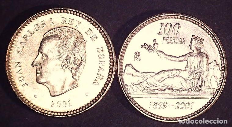 Monedas Juan Carlos I: 100 pts A&ntilde;o 2001 S/C - Foto 1