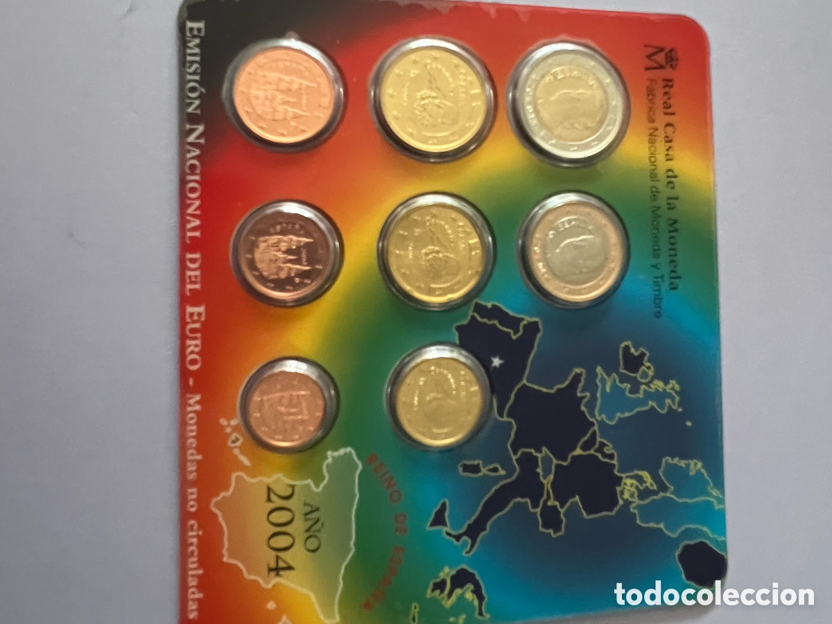Monedas Juan Carlos I: Euroset del a&ntilde;o 2004 - Foto 1