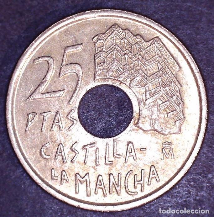 Monedas Juan Carlos I: 25 pesetas a&ntilde;o 1996. - Foto 2