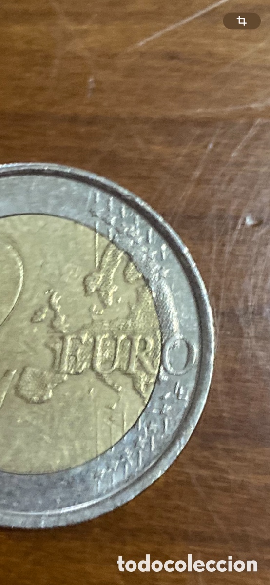 Monedas Juan Carlos I: Moneda dos euros Espa&ntilde;a 2010 con error - Foto 1