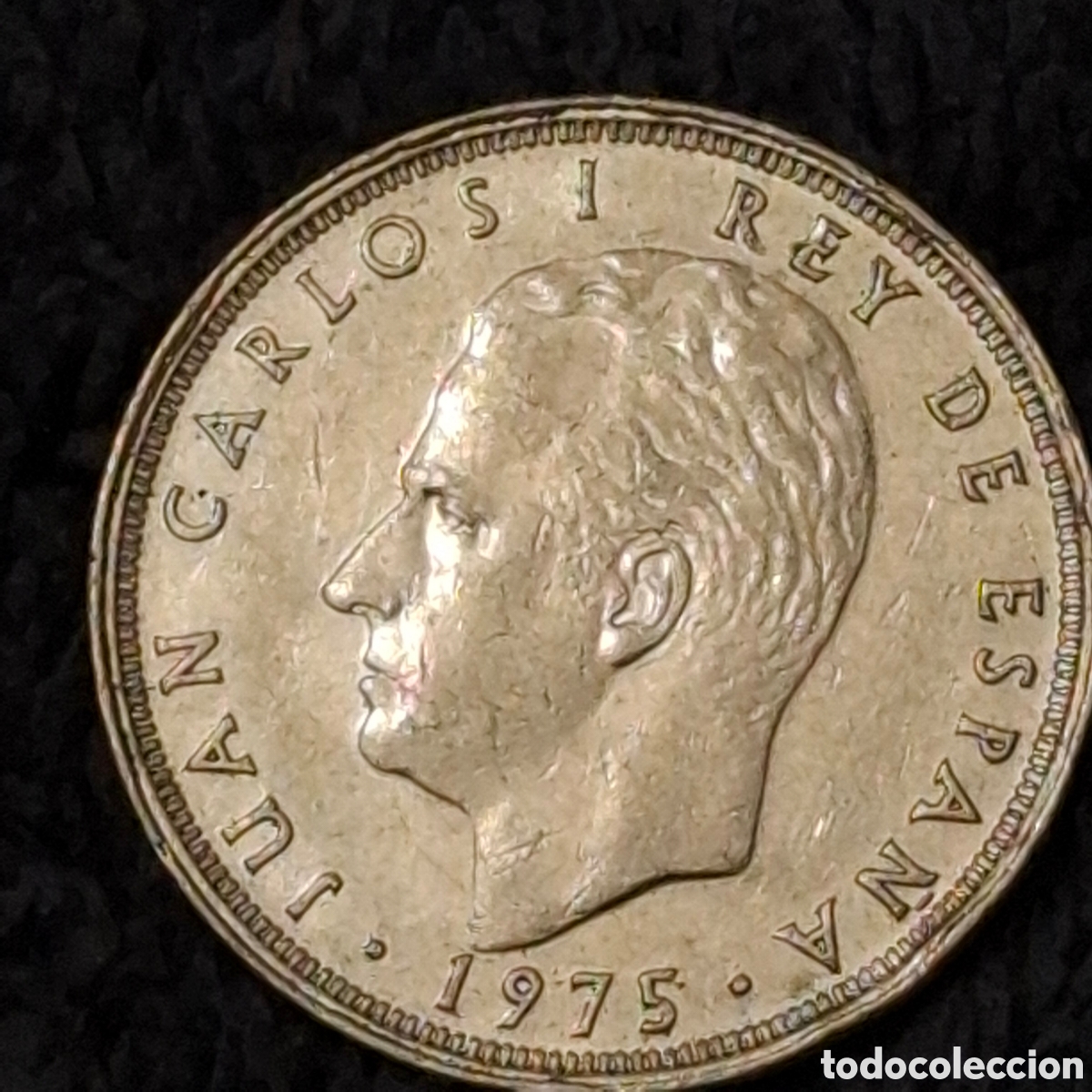 Monete Juan Carlos I: 64. Moneda De 25 Pesetas, Juan Carlos I Rey De Espa&ntilde;a 1975, Corona Real.