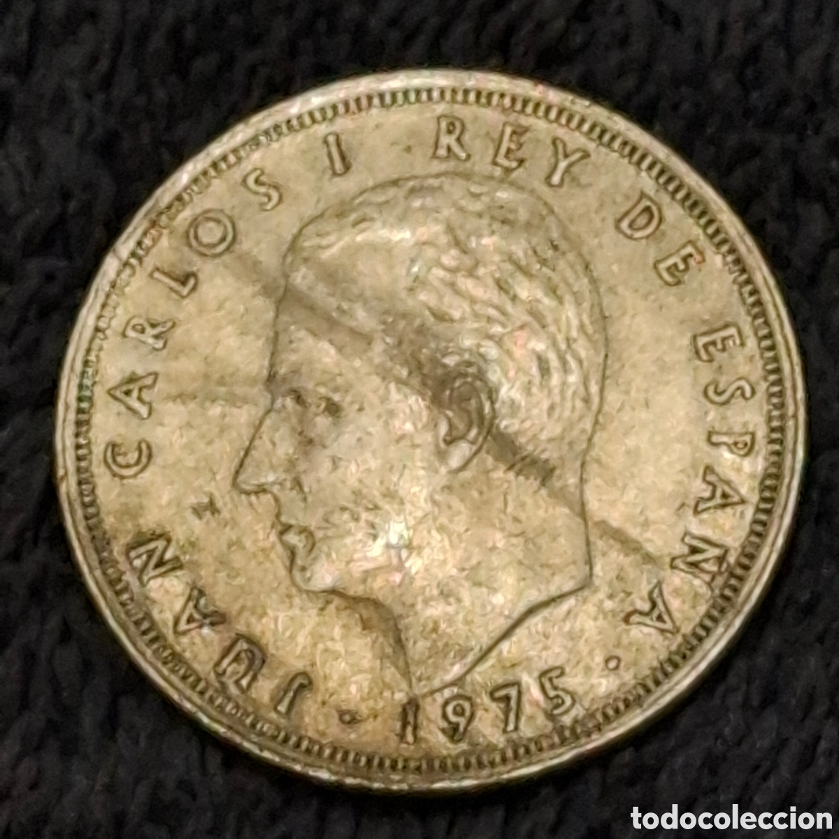 Monete Juan Carlos I: 67. Moneda De 25 Pesetas, Juan Carlos I Rey De Espa&ntilde;a 1975, Corona Real.