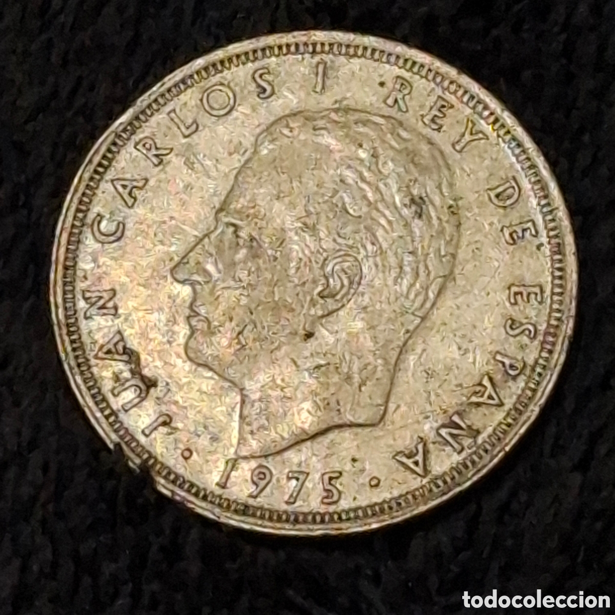 Monete Juan Carlos I: 79. Moneda De 25 Pesetas, Juan Carlos I Rey De Espa&ntilde;a 1975, Corona Real.