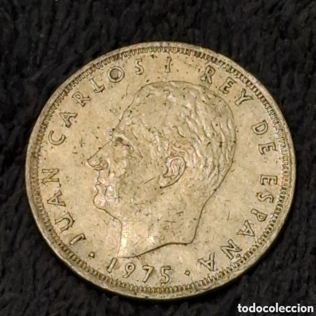 Monete Juan Carlos I: 85. Moneda De 25 Pesetas, Juan Carlos I Rey De Espa&ntilde;a 1975, Corona Real.