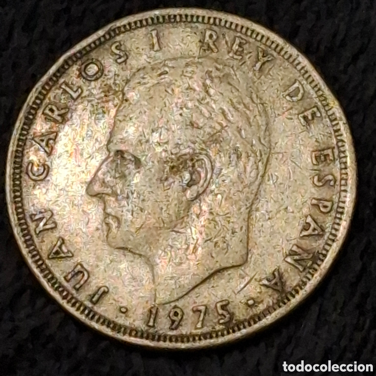 Monete Juan Carlos I: 86. Moneda De 25 Pesetas, Juan Carlos I Rey De Espa&ntilde;a 1975, Corona Real.