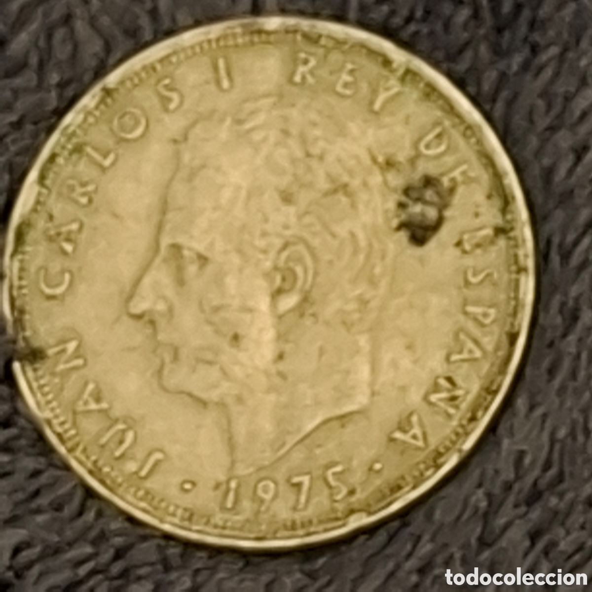 Moedas Juan Carlos I: 92. Moneda De 25 Pesetas, Juan Carlos I Rey De Espa&ntilde;a 1975, Corona Real.