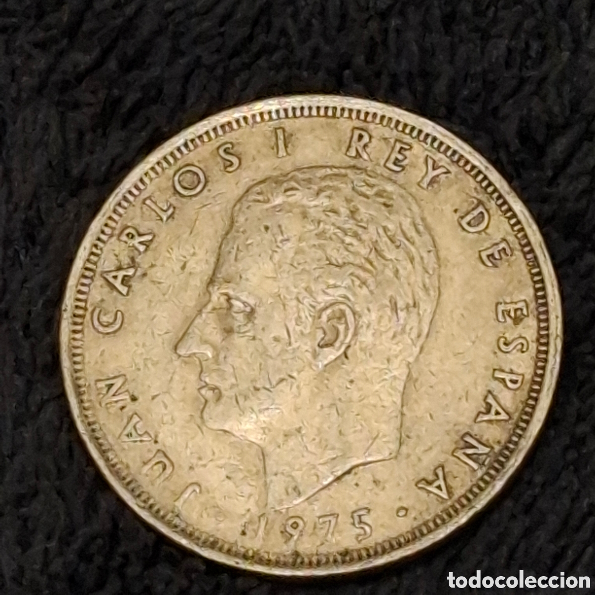 Moedas Juan Carlos I: 99. Moneda De 25 Pesetas, Juan Carlos I Rey De Espa&ntilde;a 1975, Corona Real.