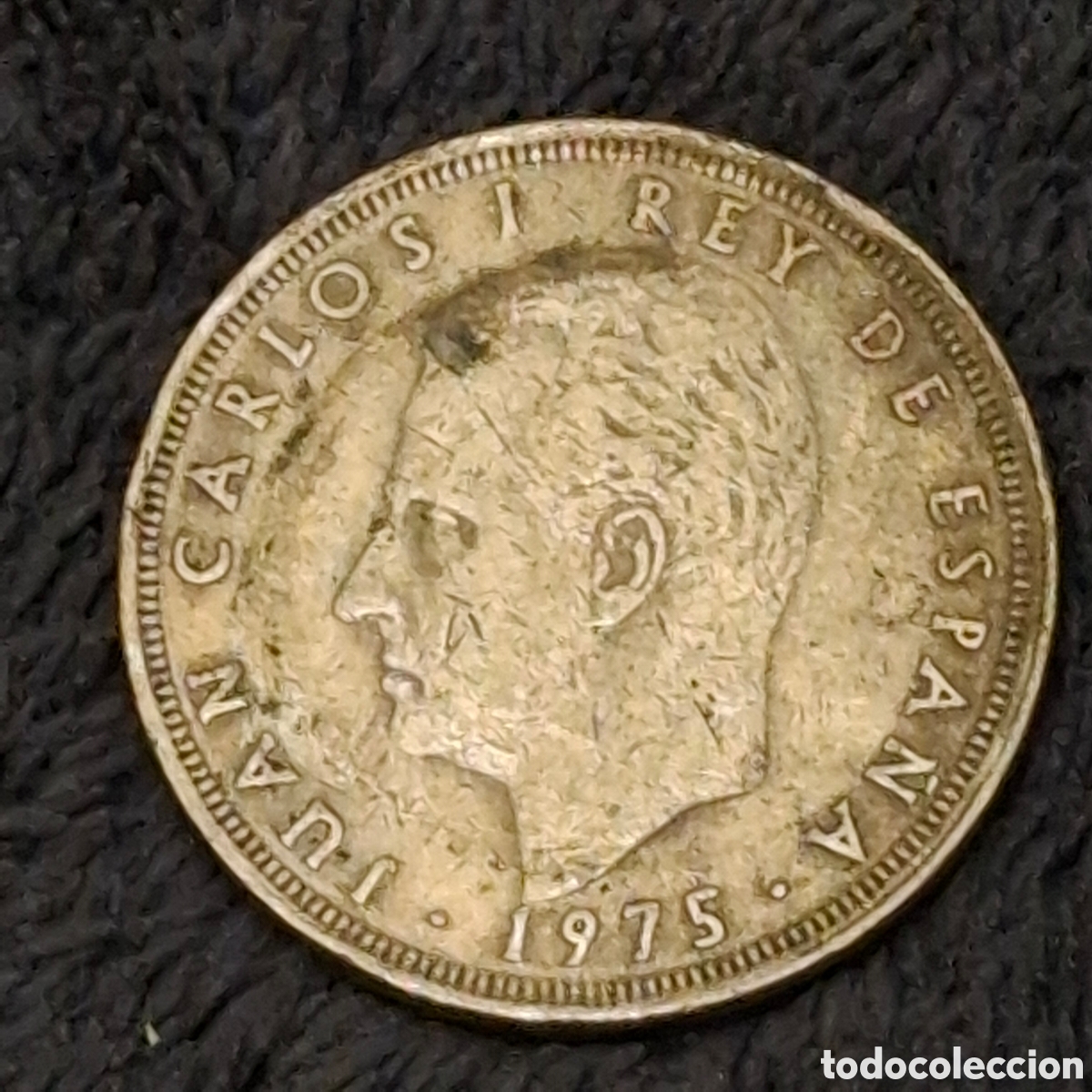 Moedas Juan Carlos I: 102. Moneda De 25 Pesetas, Juan Carlos I Rey De Espa&ntilde;a 1975, Corona Real.