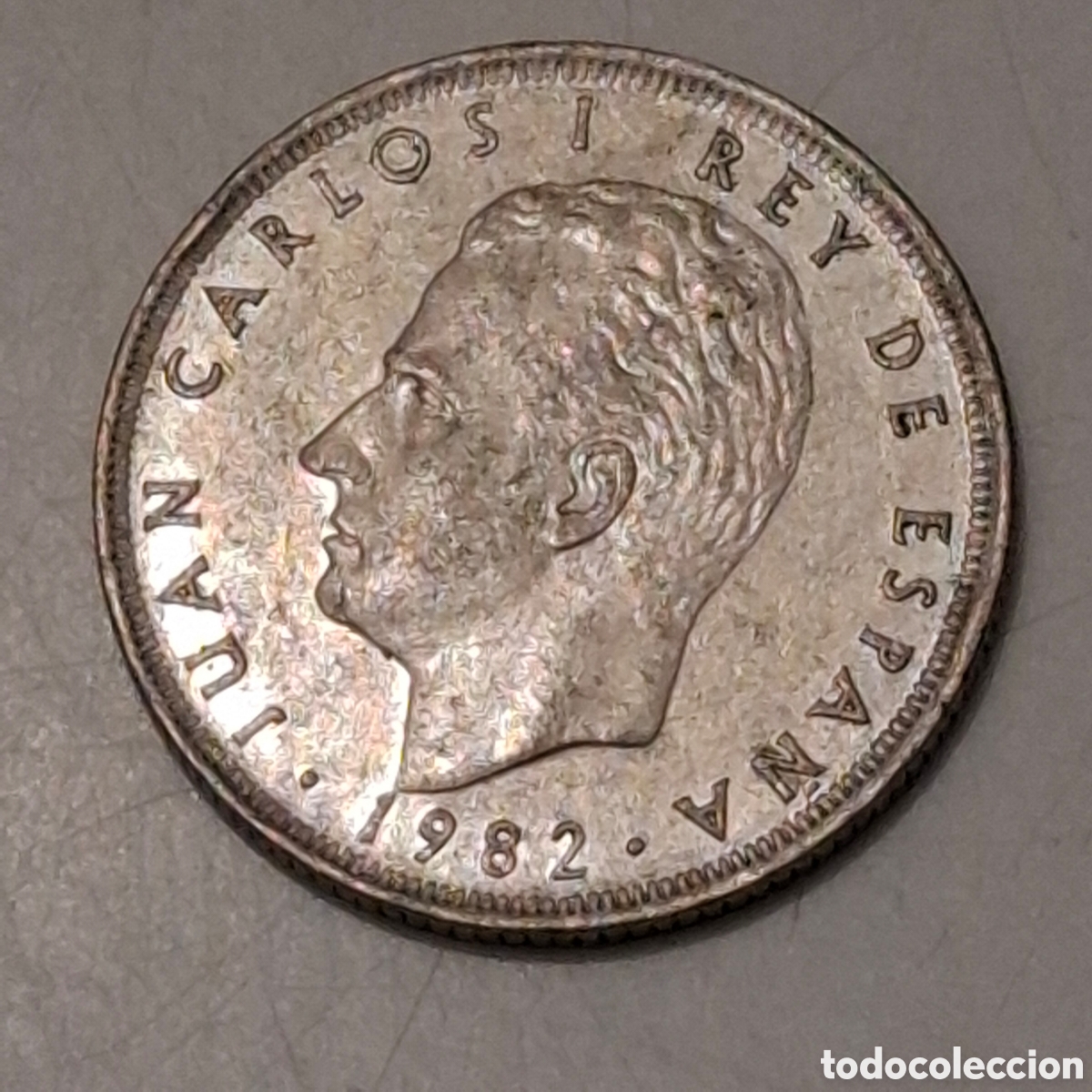 Monete Juan Carlos I: 129. Moneda De 25 Pesetas, Juan Carlos I Rey De Espa&ntilde;a 1982, Corona Real.