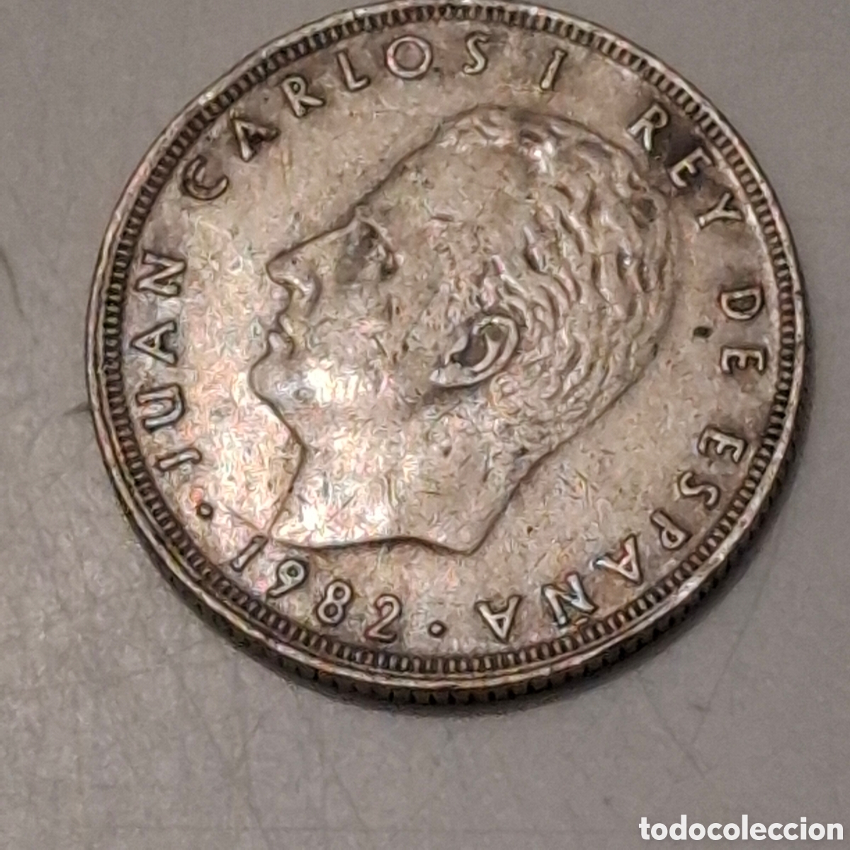 Monete Juan Carlos I: 130. Moneda De 25 Pesetas, Juan Carlos I Rey De Espa&ntilde;a 1982, Corona Real.