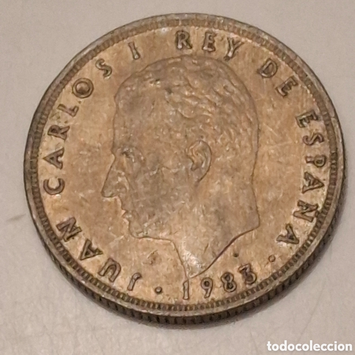 Monete Juan Carlos I: 135. Moneda De 25 Pesetas, Juan Carlos I Rey De Espa&ntilde;a 1983, Corona Real.