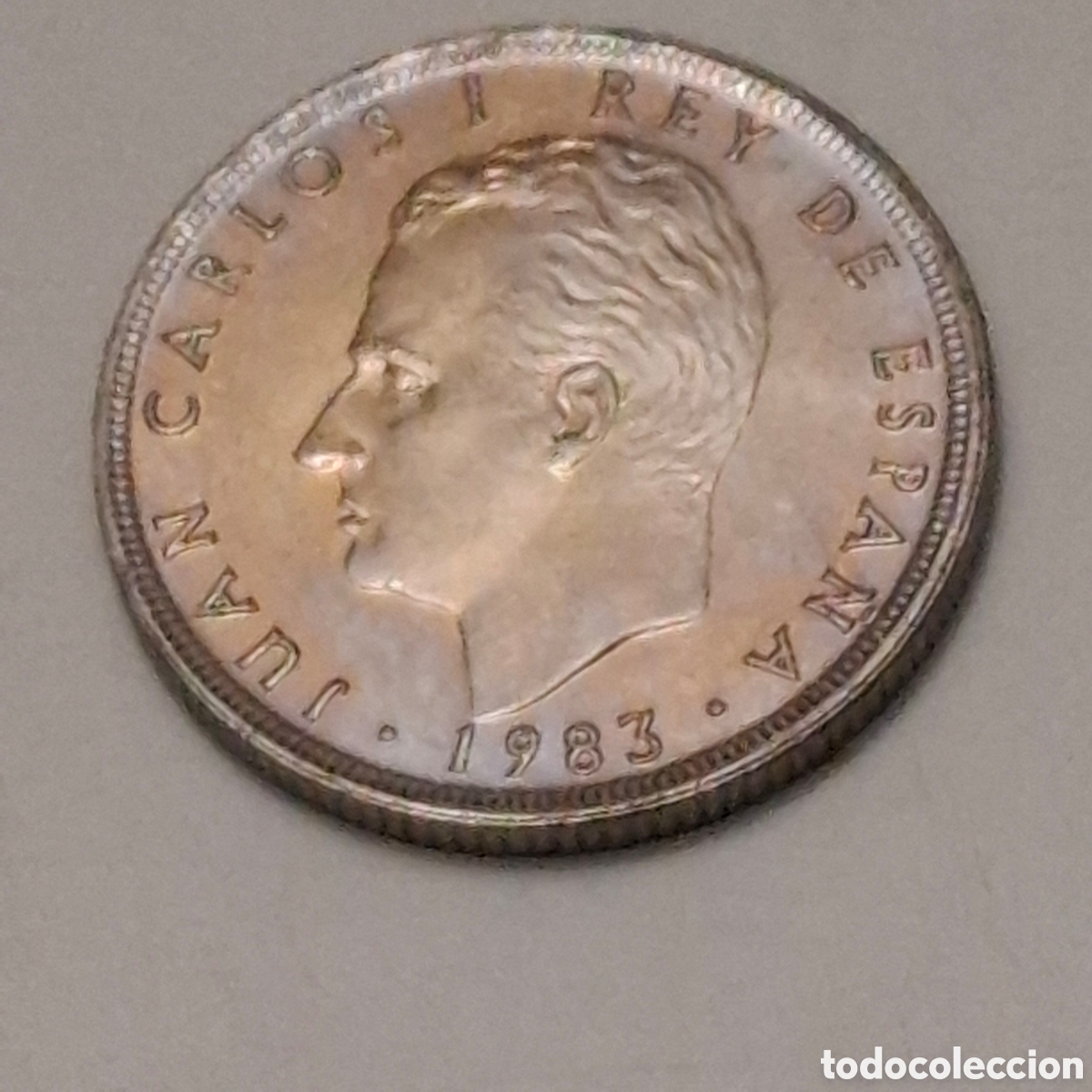 Monete Juan Carlos I: 136. Moneda De 25 Pesetas, Juan Carlos I Rey De Espa&ntilde;a 1983, Corona Real.
