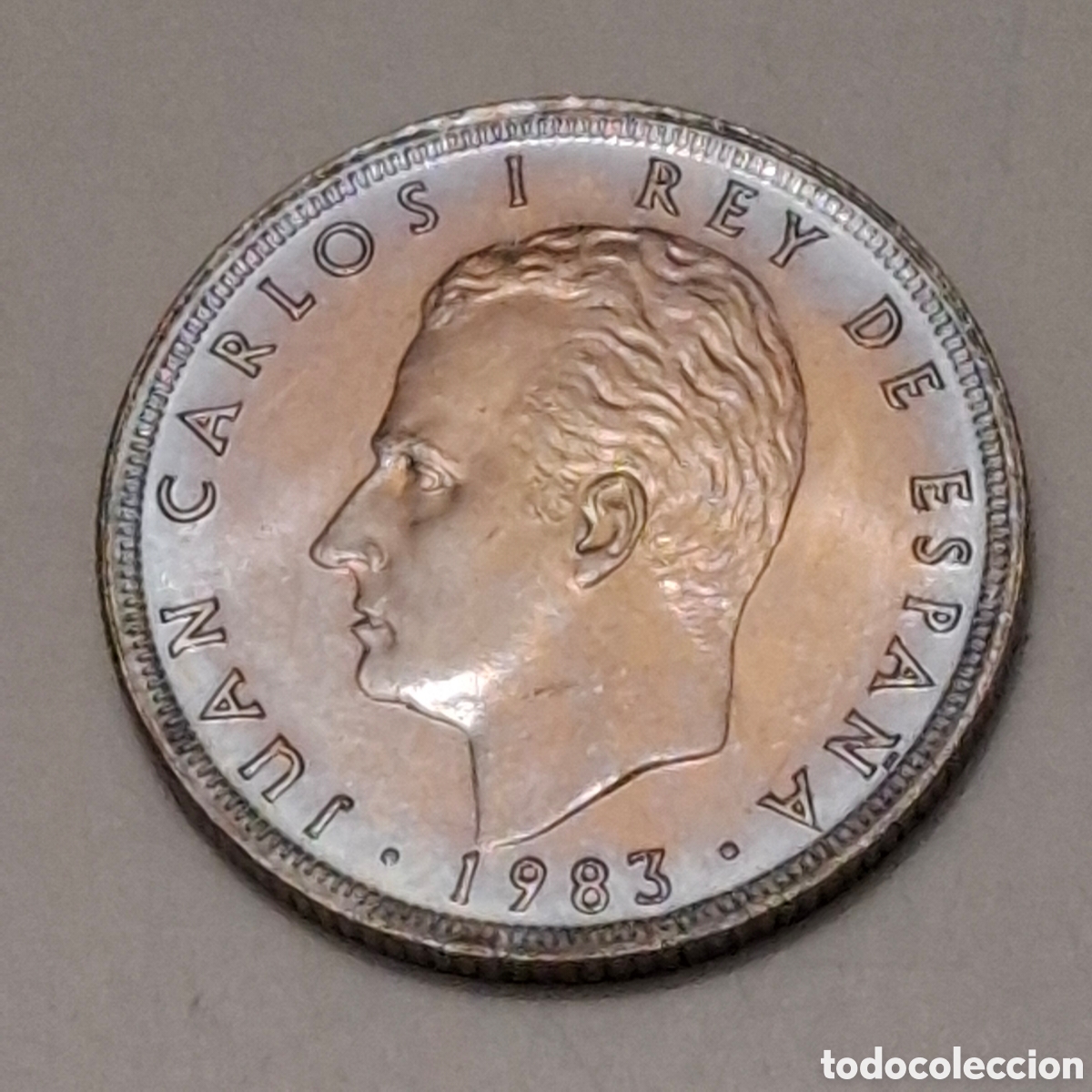 Monete Juan Carlos I: 137. Moneda De 25 Pesetas, Juan Carlos I Rey De Espa&ntilde;a 1983, Corona Real.