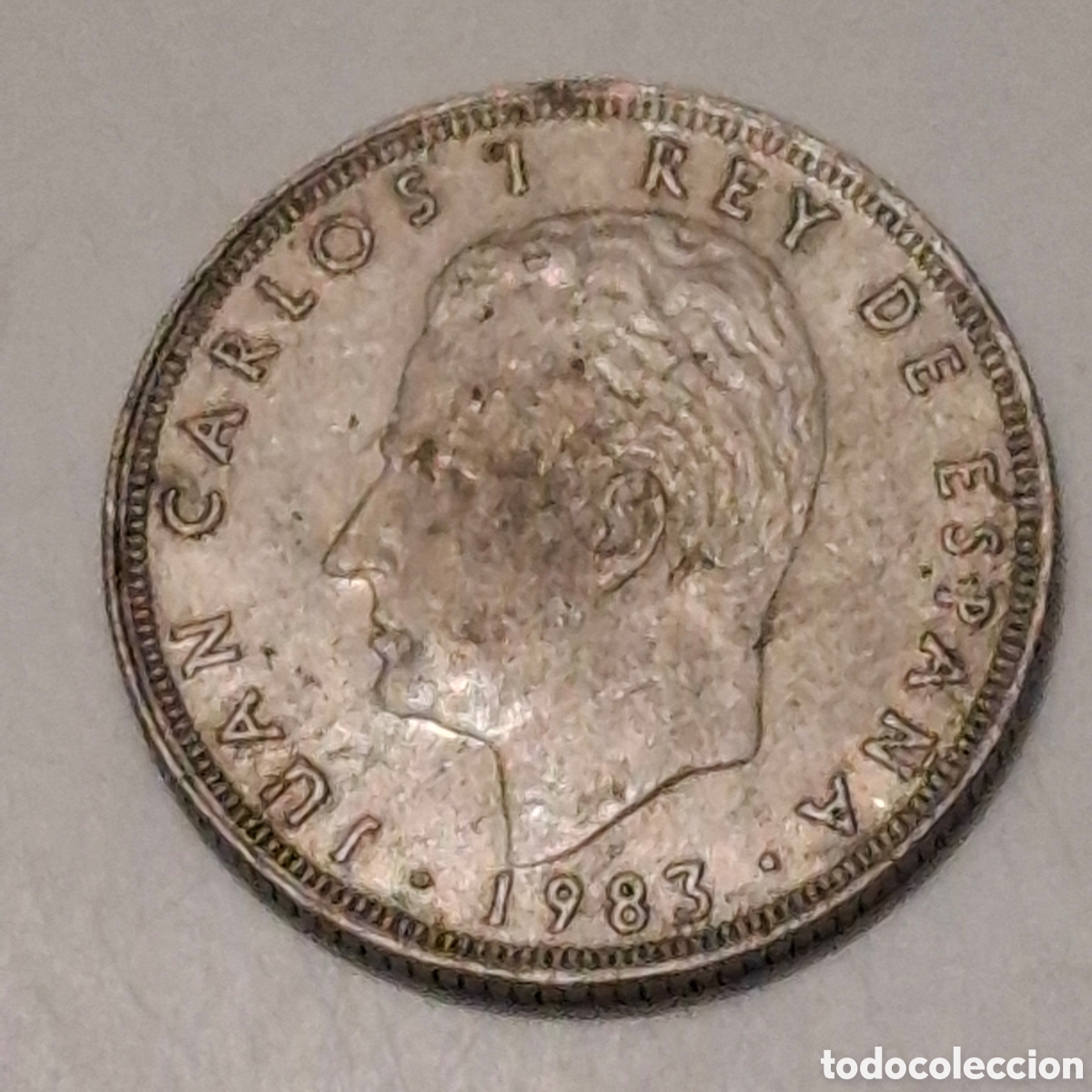 Monete Juan Carlos I: 138. Moneda De 25 Pesetas, Juan Carlos I Rey De Espa&ntilde;a 1983, Corona Real.