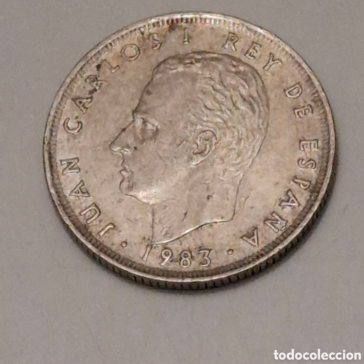 Monete Juan Carlos I: 139. Moneda De 25 Pesetas, Juan Carlos I Rey De Espa&ntilde;a 1983, Corona Real.